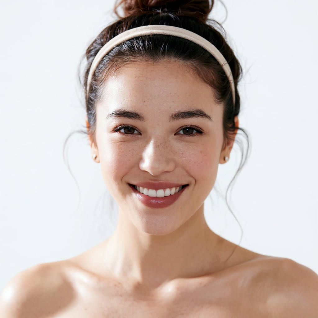 Messy Bun with a Headband